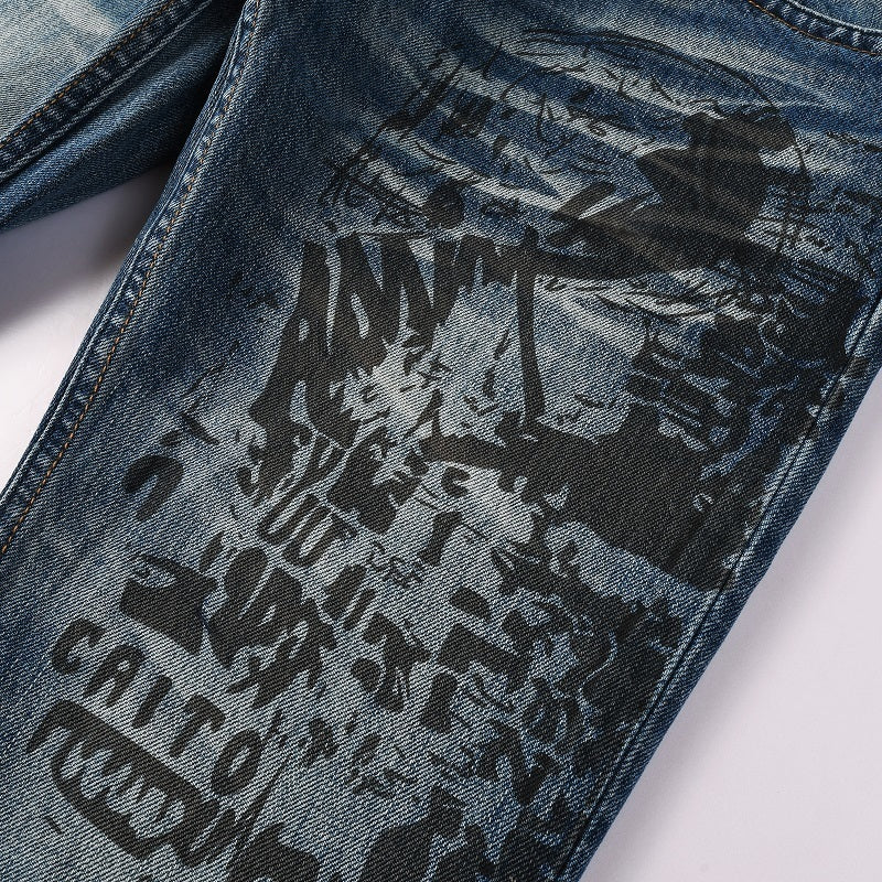 Men Trendy Jeans Pure cotton high quality