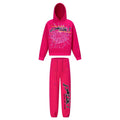 Spiderweb hoodie & sweatpants 2 piece set High-quality pure cotton for autumn and winter