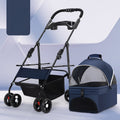 Pet Stroller 2026 Portable Pet Cart Separable Dog Cat Cat Bag Small and Medium Dogs Outdoor Out Cross Border Cart