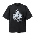Saint Michael T Shirts Distressed Print Saint Multiple Angels Dark Base Art