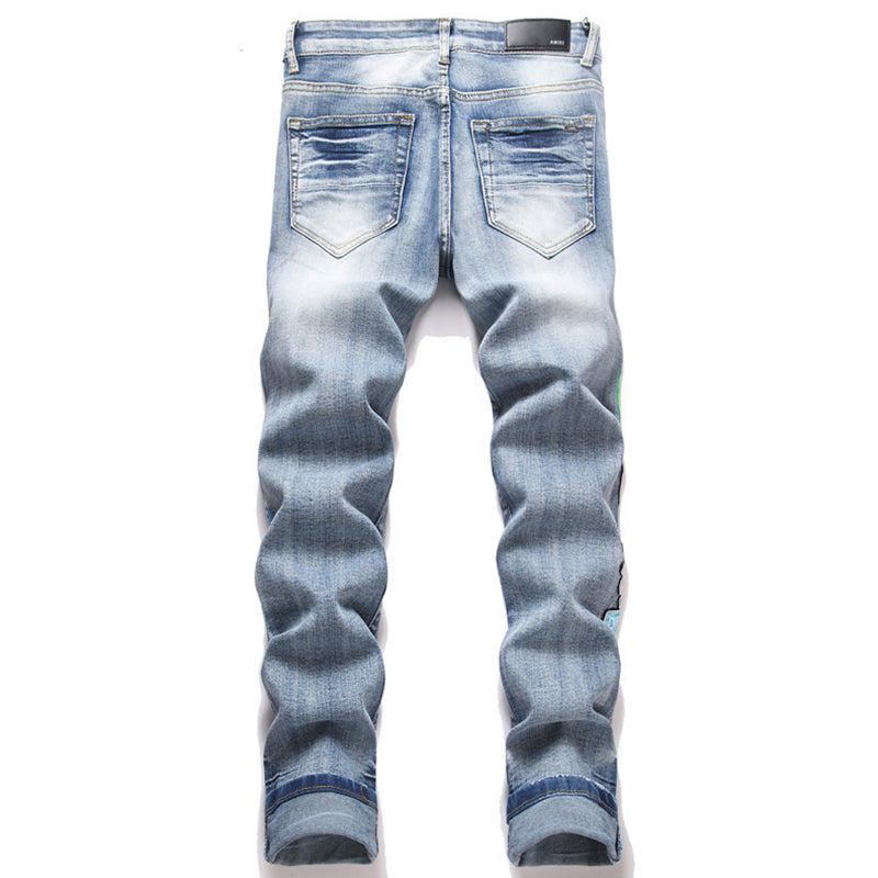AMIRI Jeans High-quality distressed pure cotton