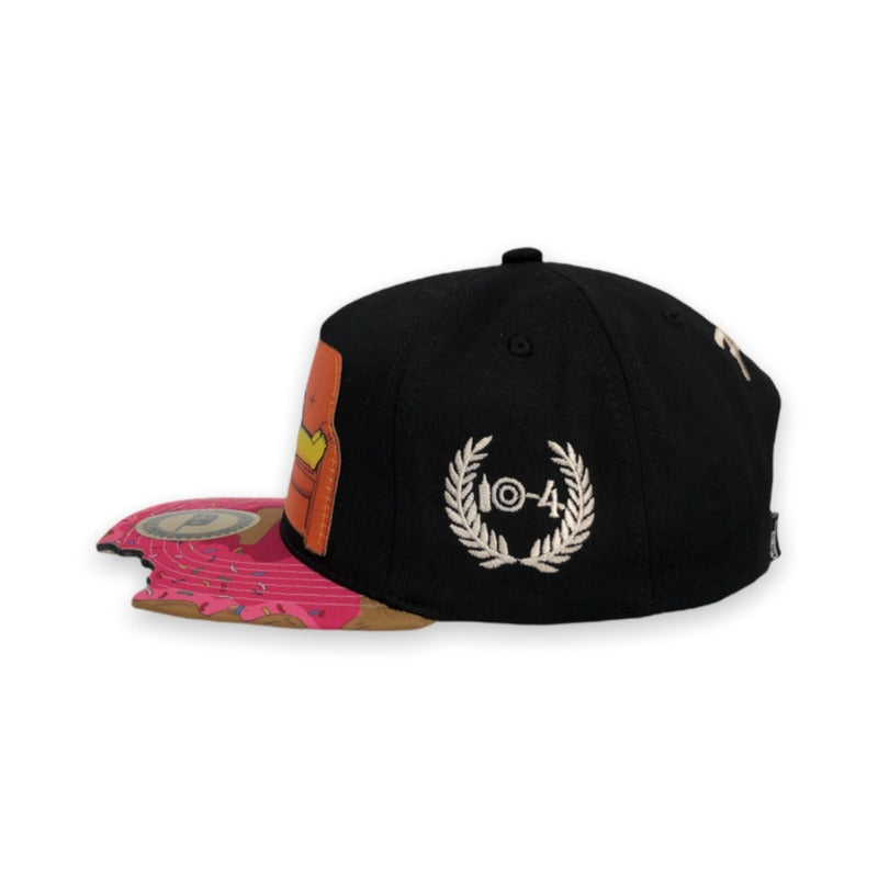 Trendy flat brimmed snapback hatscartoon adjustable