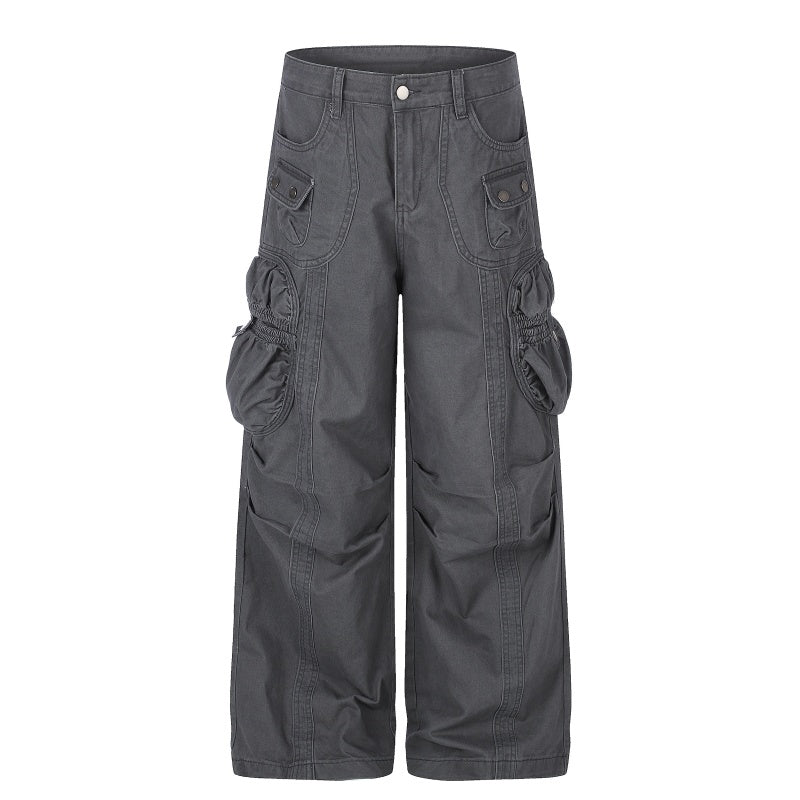 American-style streetwear harem pants Decorative Stitch Oversized Voluminous Cut