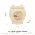 Pet Grave Marker Pet Funeral Urn Cat Dog Memorial Container Creative Pet Souvenir Pot