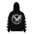 RHUDE Hoodie Distressed Eagle Ring Typography