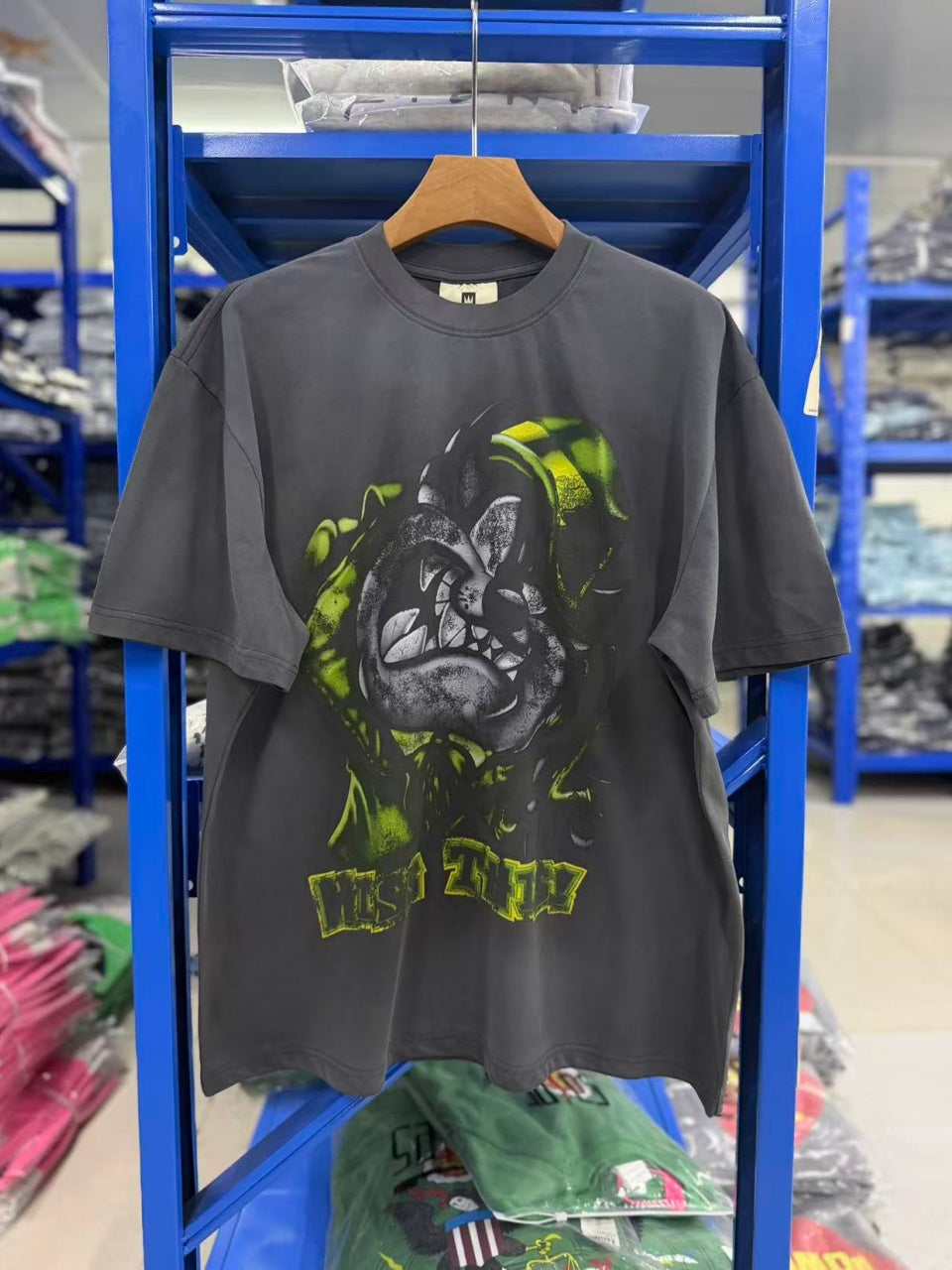 Vintage style washed summer wear T shirt 260G pure cotton high-quality streetwear