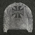 Unisex Vintage  sweatshirt West Coast CSFGANG Limited Edition Crewneck Sweatshirt â€?Heavyweight fabric with a washed, distressed finish and multiple hand-cut, distressed details.