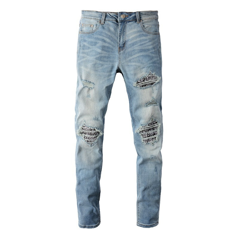 Men Trendy Jeans Pure cotton high quality