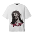 Saint Michael T Shirts Monochrome Jesus pure Vintage Oversized Tee Design