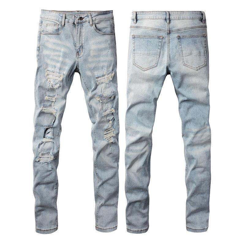 Men Trendy Jeans Pure cotton high quality
