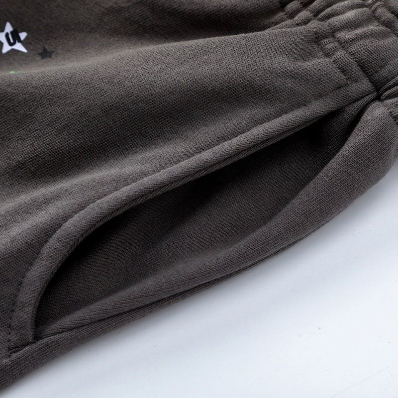 Spiderweb sweatpants High-quality pure cotton for autumn and winter Camouflage