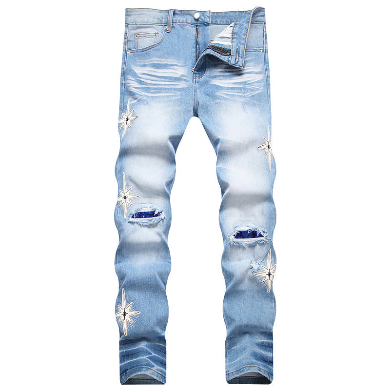 AMIRI Jeans High-quality distressed pure cotton