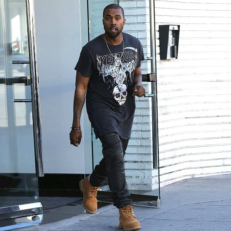 Mens T-shirt Vintage American-style Trendy hip-hop graphic print (Kanye/Yeezy style)