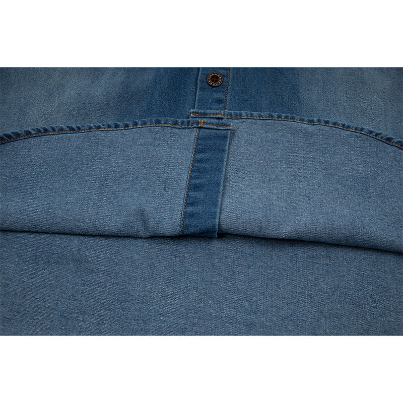 Unisex vintage T-shirt Polo shirt with a stand-up collar
