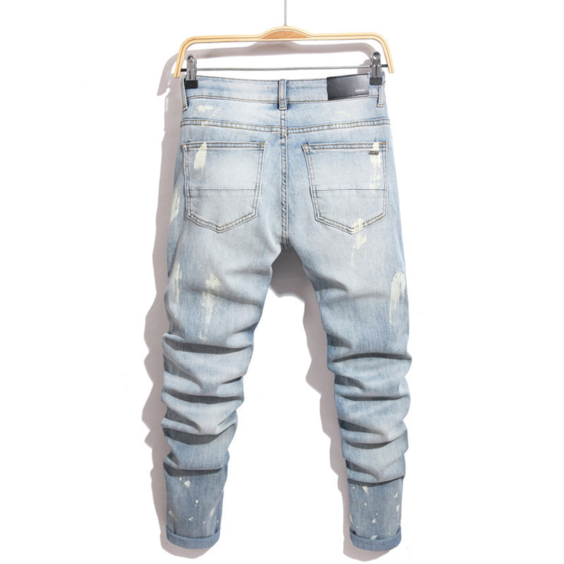 AMIRI Jeans High-quality distressed pure cotton