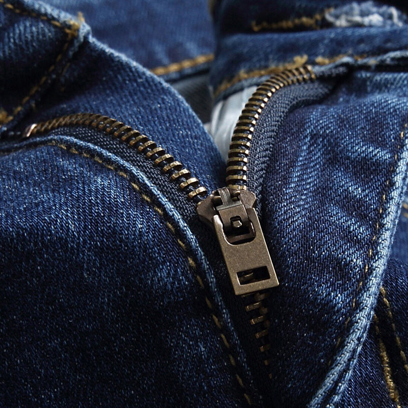 Mens Fashion Jeans Ripped D675# Pure cotton high quality