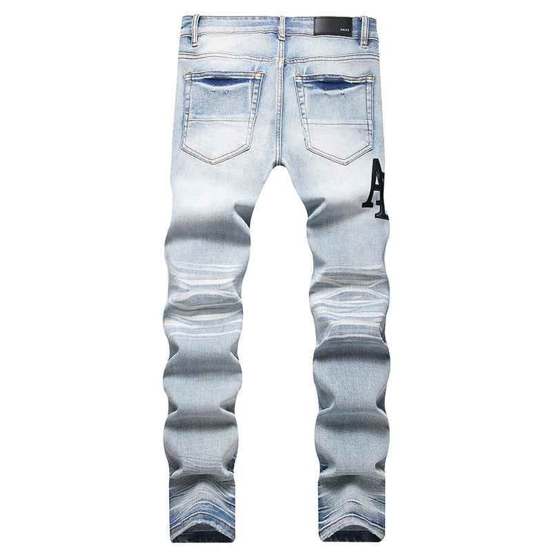 AMIRI Jeans High-quality distressed pure cotton