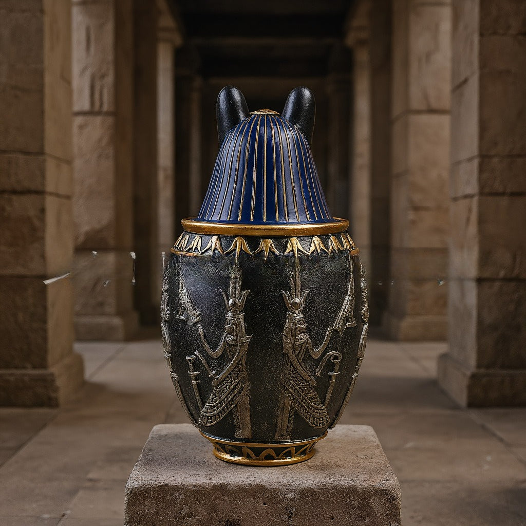 Pet Urn Pet Urn Ancient Egyptian Pharaoh Gods Protect Egyptian Origin Cat Dog Death Urn Cat Jar