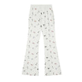 American-style streetwear harem pants Elastic Waist Printed Flare Bottoms