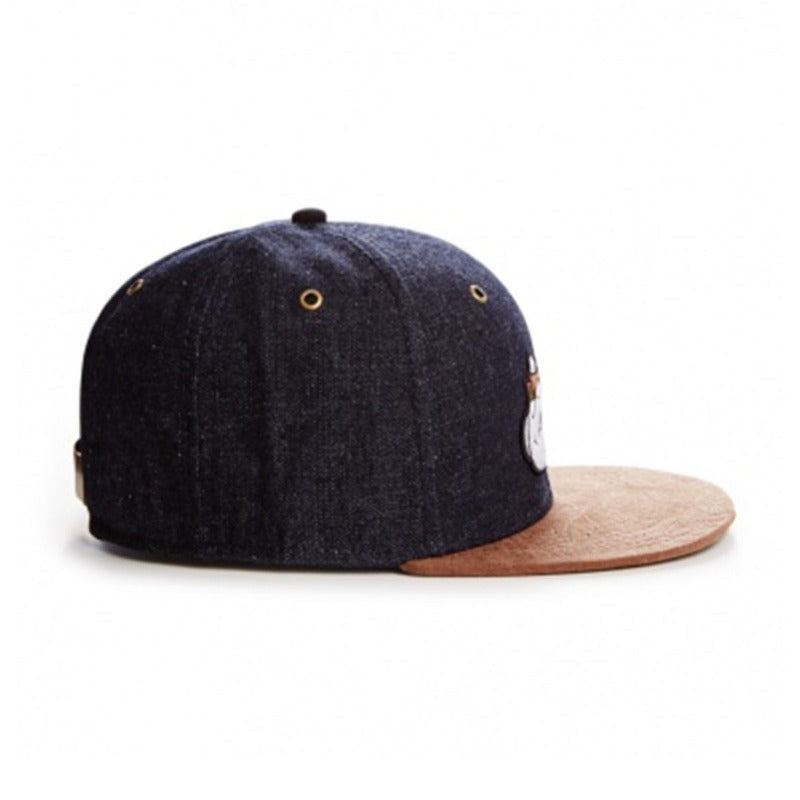 Trendy flat brimmed snapback hatssummer cartoon sunshade breathable