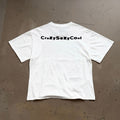 Unisex Vintage T Shirts Vintage-style line: A limited-edition, boxy, wide-neck streetwear T-shirt commemorating the 1994 CrazySexyCool world tour by the legendary American R&B girl group TLC; features a grunge-punk aesthetic.