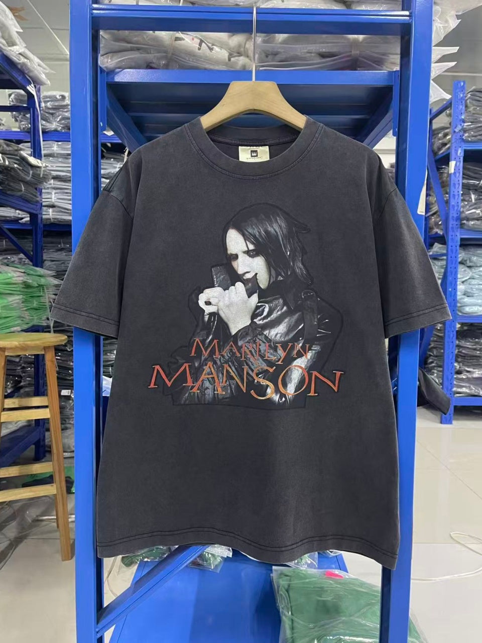Vintage style washed summer wear T shirt 260G pure cotton high-quality streetwear