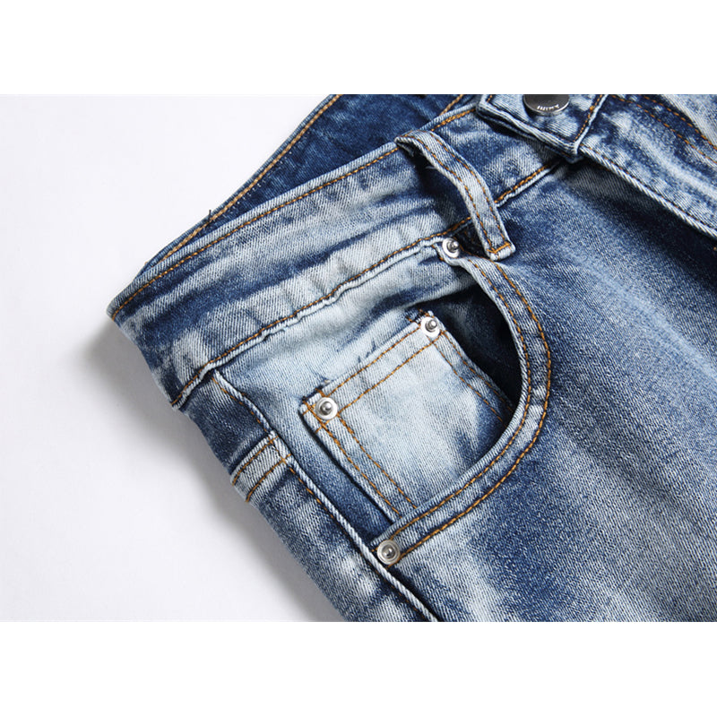 AMIRI Jeans High-quality distressed pure cotton