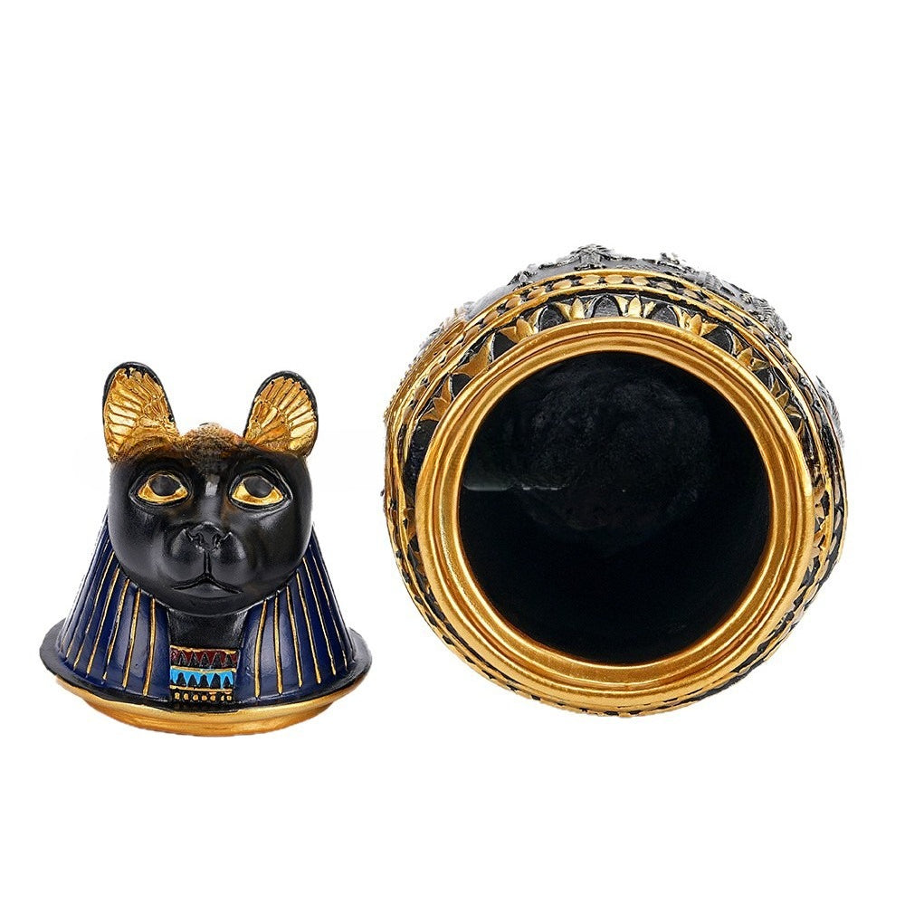 Pet Urn Pet Urn Ancient Egyptian Pharaoh Gods Protect Egyptian Origin Cat Dog Death Urn Cat Jar