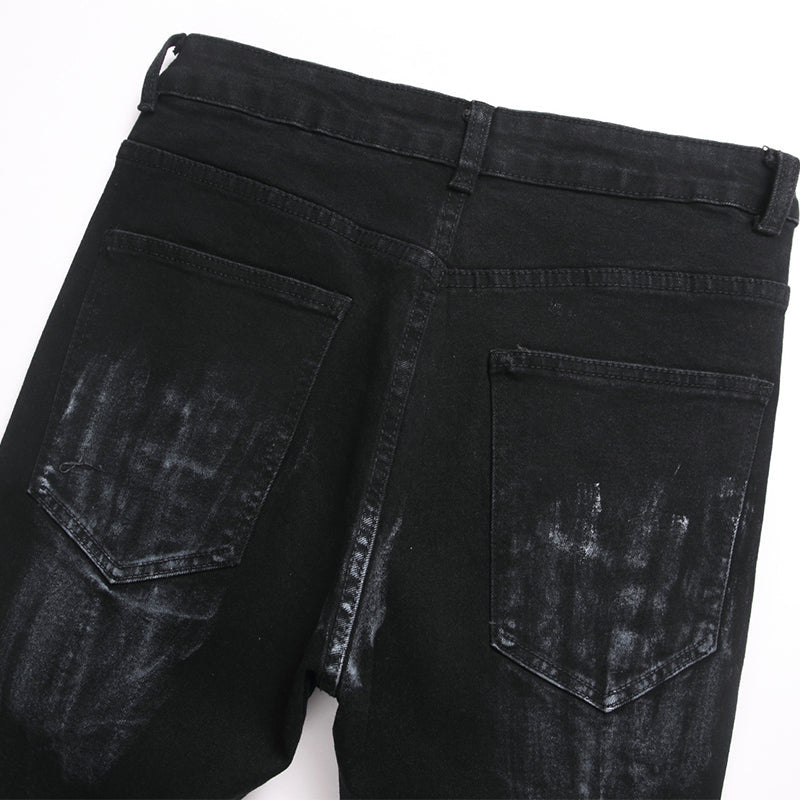 Mens Fashion Jeans Star Rhinestones S3972# Pure cotton high quality