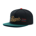 Trendy flat brimmed snapback hatsletterbiggieembroider adjustable