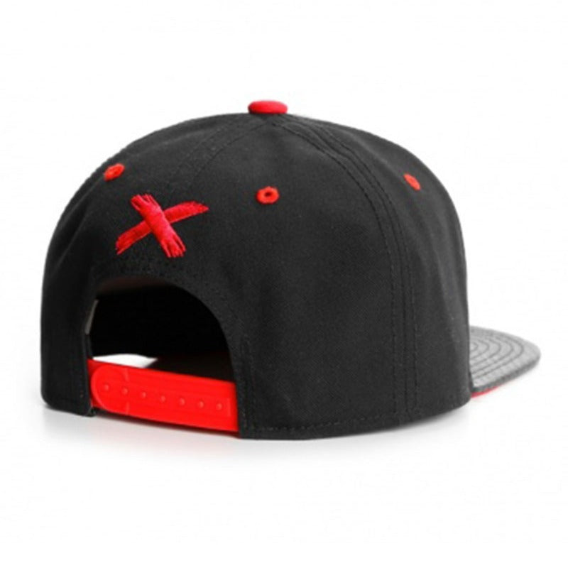 Trendy flat brimmed snapback hats