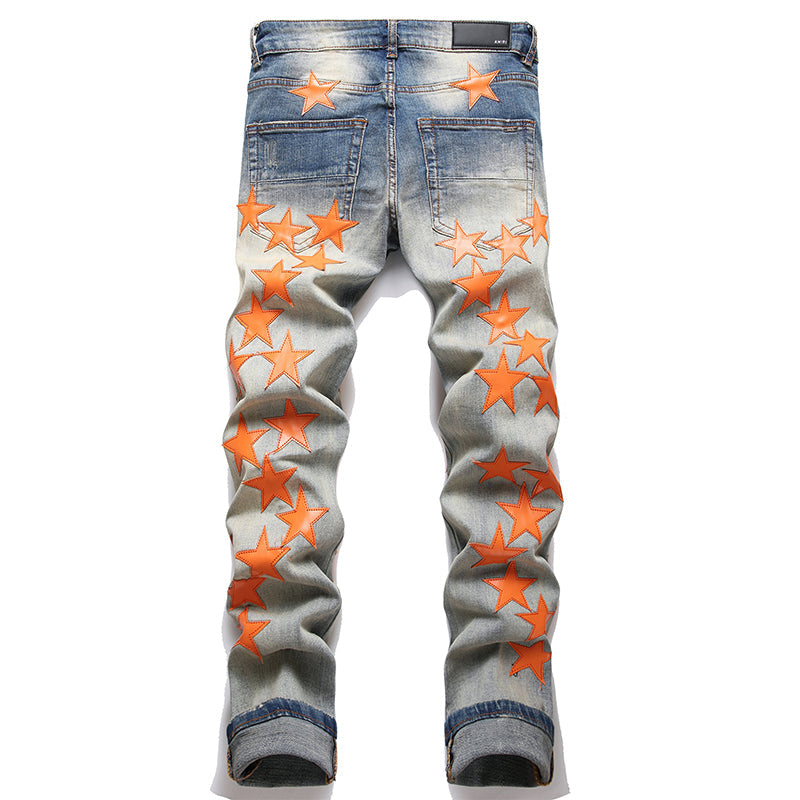 AMIRI Jeans High-quality distressed pure cotton