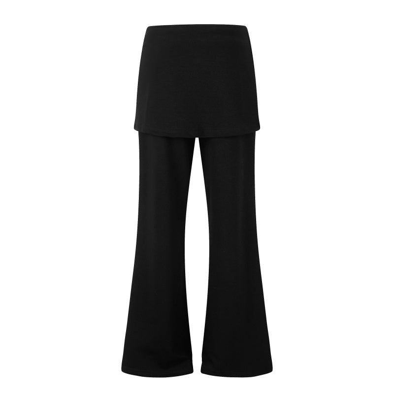 American-style streetwear harem pants Star Print Skirt Overlay Flared Garment