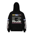 RHUDE Hoodie Multi Racing Badge Typography