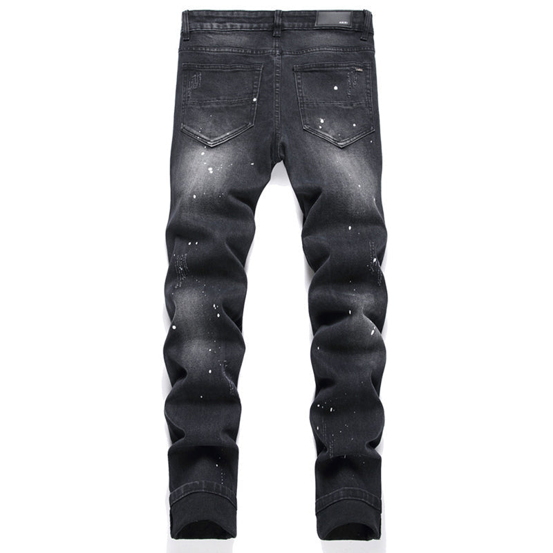 AMIRI Jeans High-quality distressed pure cotton