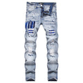 AMIRI Jeans High-quality distressed pure cotton