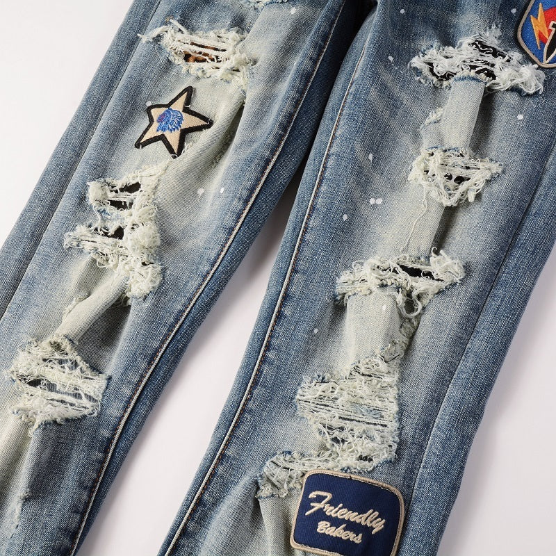 Men Trendy Jeans Pure cotton high quality