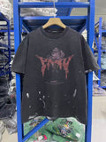 Vintage style washed summer wear T shirt 260G pure cotton high-quality streetwear