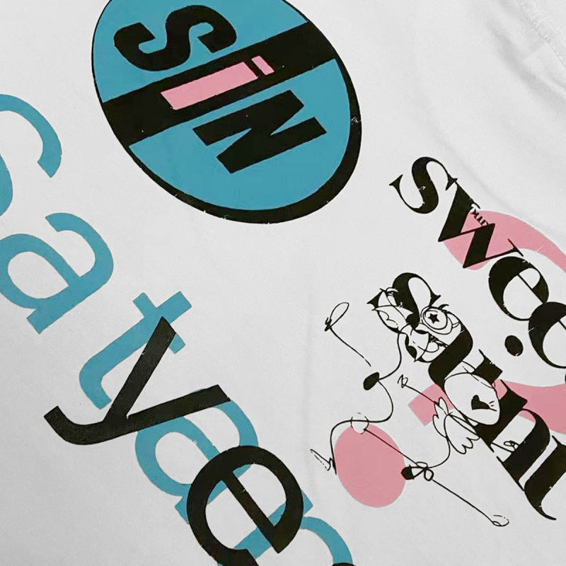 Saint Michael T Shirts Neutral Minimalist Bold Text Saint Everyday Essential Tee Print