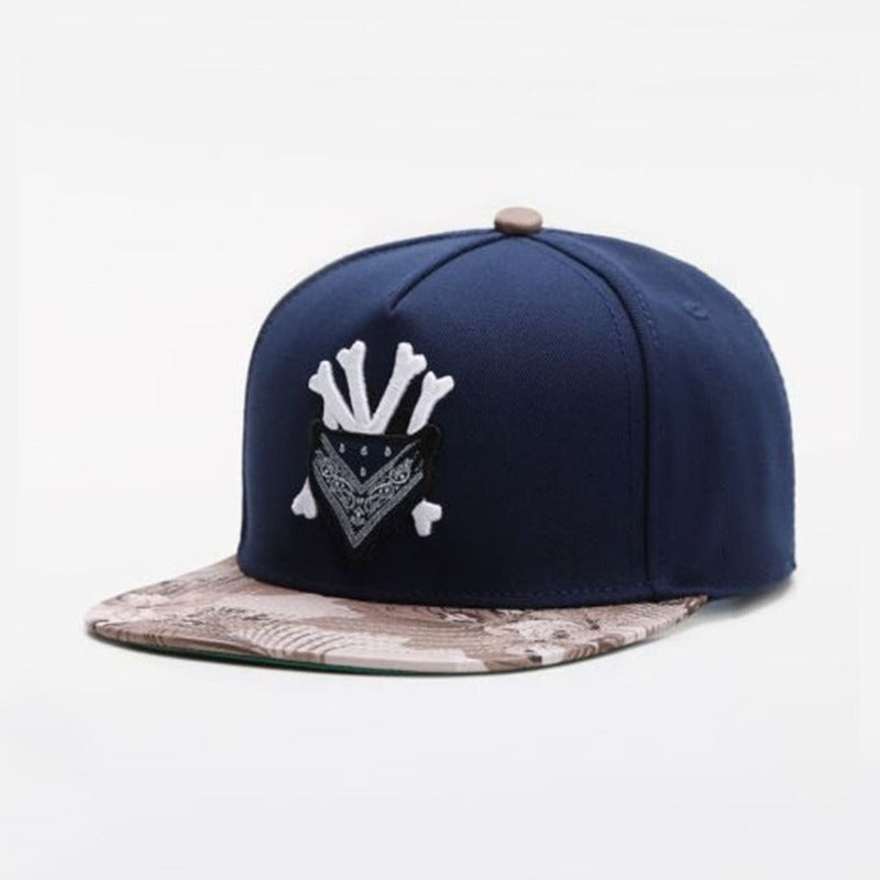 Trendy flat brimmed snapback hatsspring and summer sunshade breathable