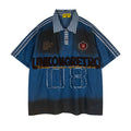 Unisex vintage T-shirt Polo shirt with a stand-up collar
