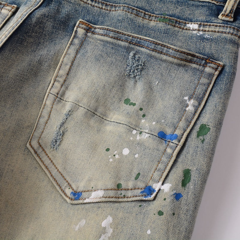 Men Trendy Jeans Pure cotton high quality