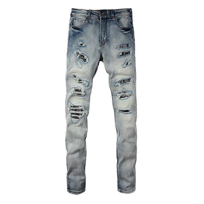 Men Trendy Jeans Pure cotton high quality
