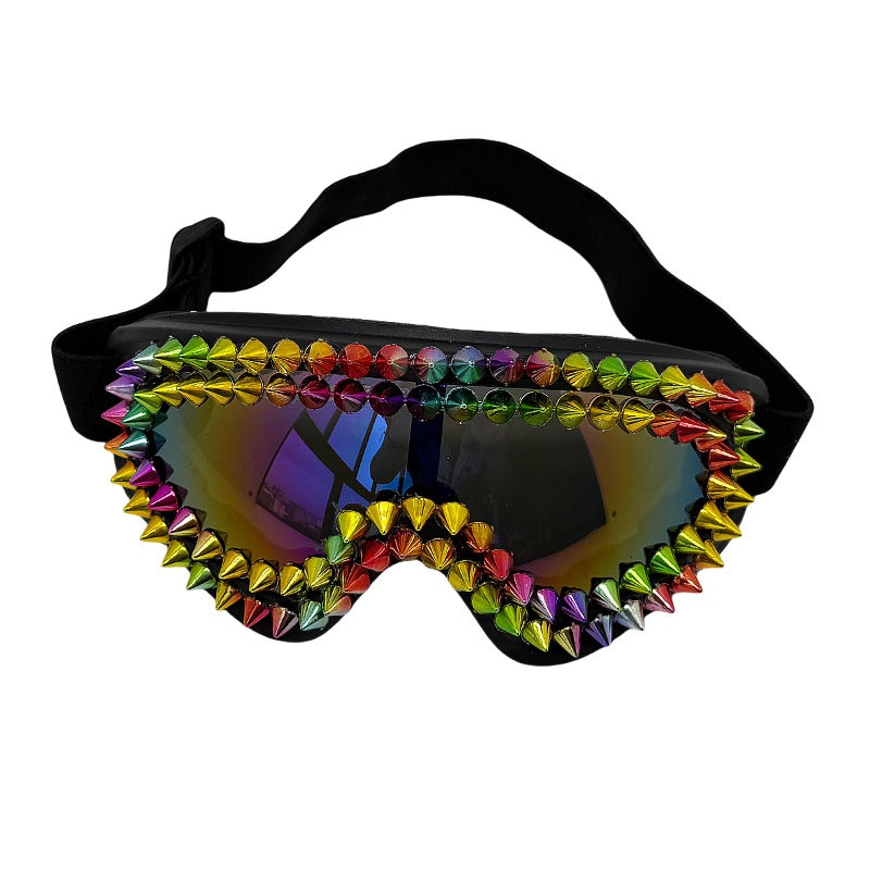 Trendy punk glasses anti-fog and dustproof goggles