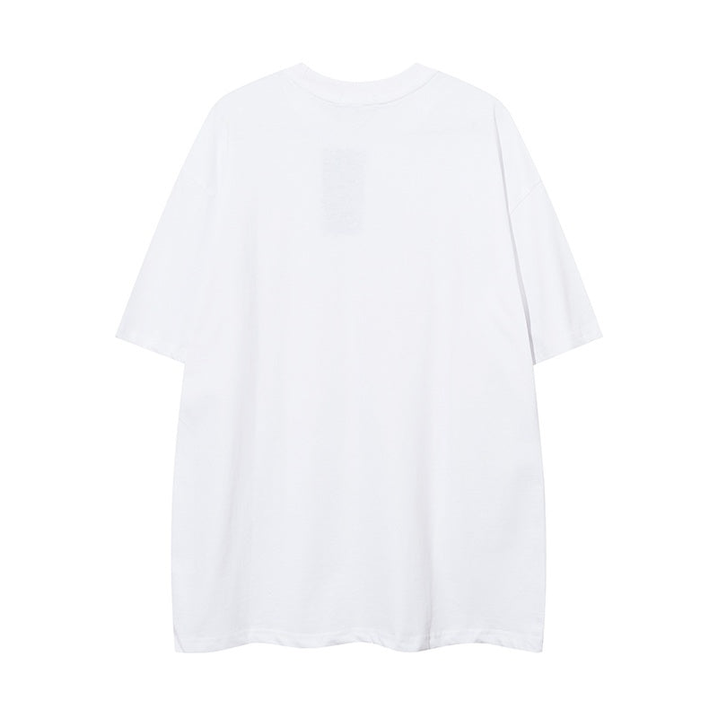 Unisex vintage T-shirts uppercase letter