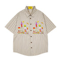 Unisex vintage T-shirt Polo shirt with a stand-up collar