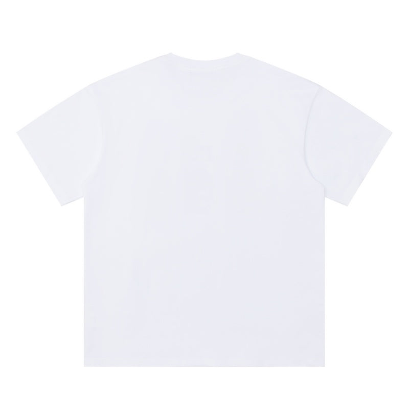 ERD T Shirts Memory Slogan Fragmented Vintage Photo Collage Top