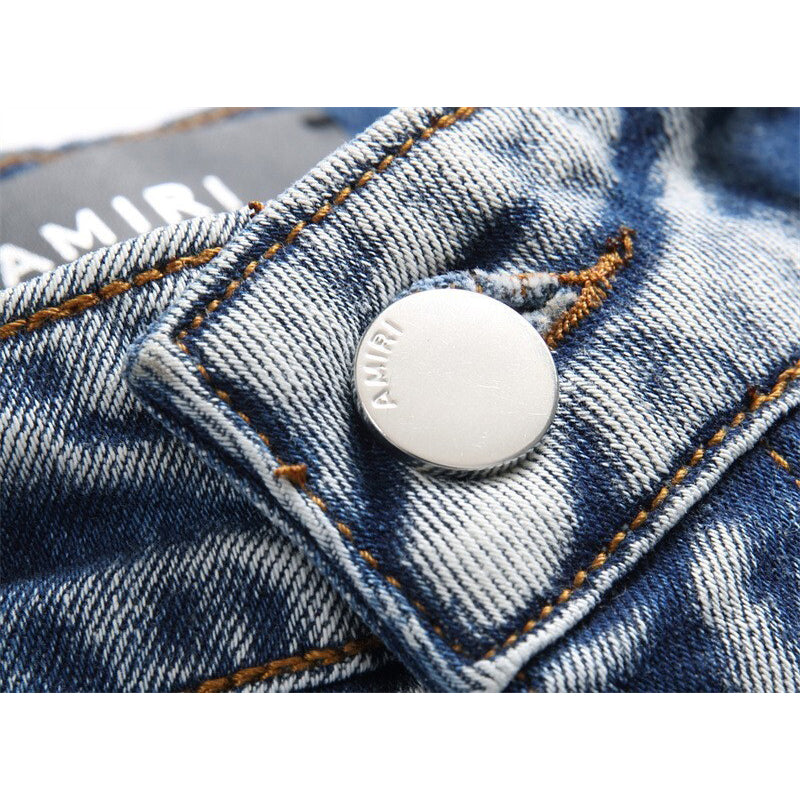 AMIRI Jeans High-quality distressed pure cotton