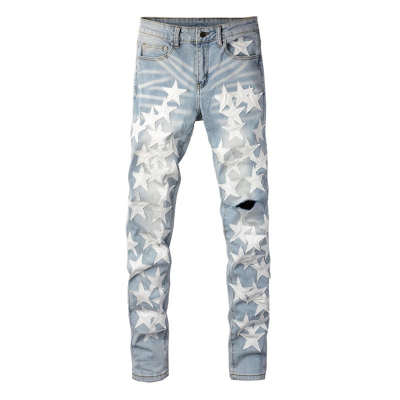 Men Trendy Jeans Pure cotton high quality