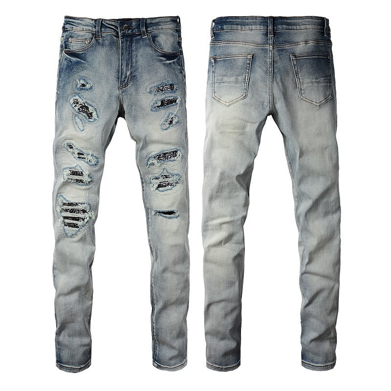 Men Trendy Jeans Pure cotton high quality